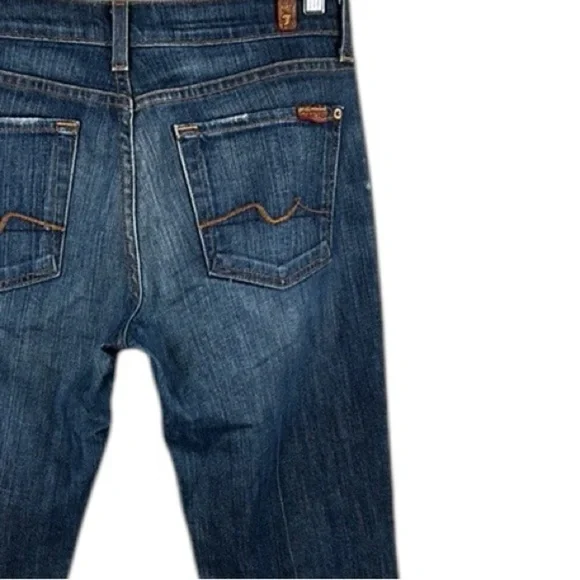 7 For All Mankind Boot Cut Jeans Size 27 - Picture 5 of 7